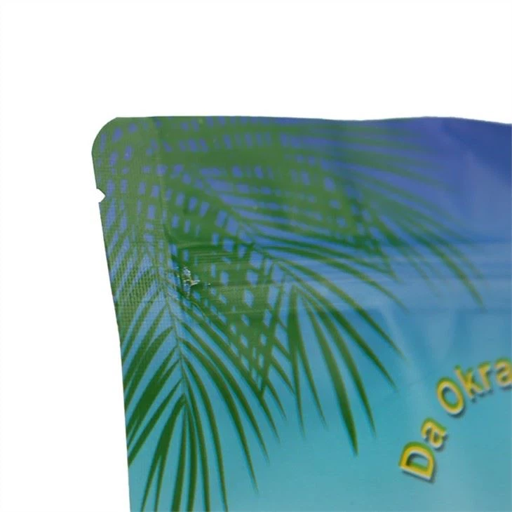 Custom Stand Up Resealable Zip Lock Plantain Chips Bag