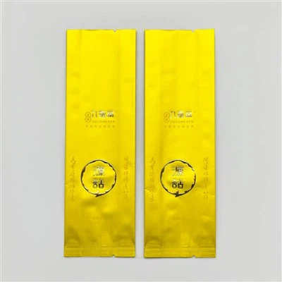 सोने की मोहर के साथ प्रीमियम साइड गसेट टी बैग